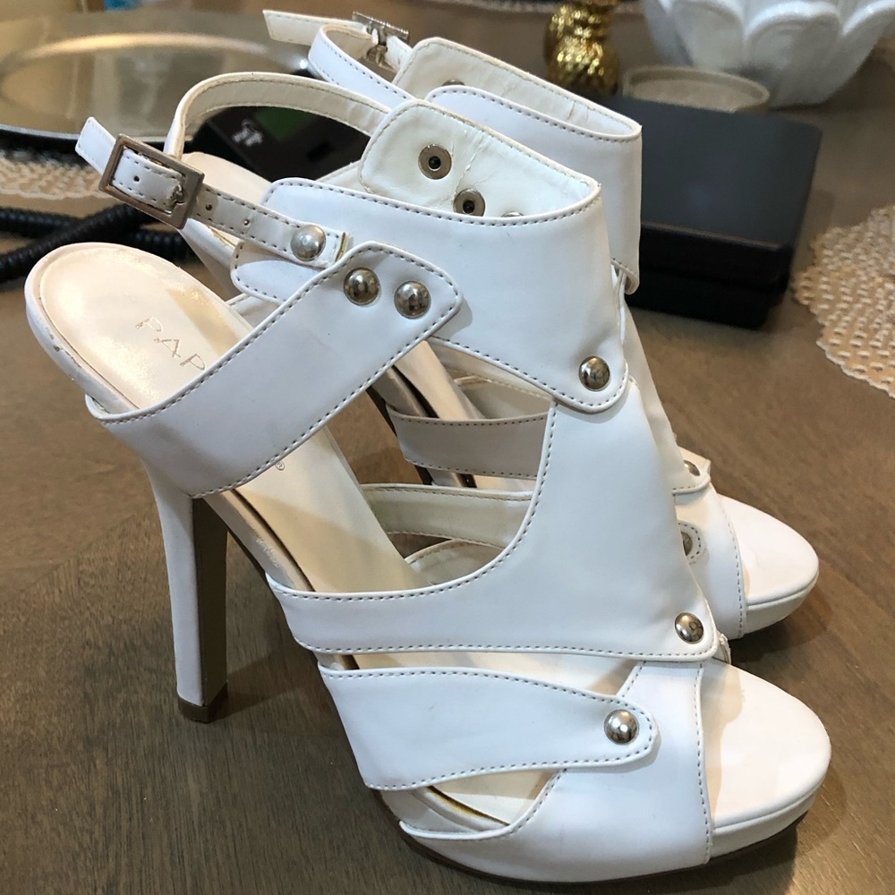 Vintage Y2K Paprika Platform Stiletto Pumps Heels